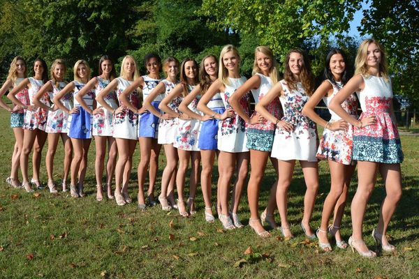 Les 15 candidates au titre de Miss Normandie 2016