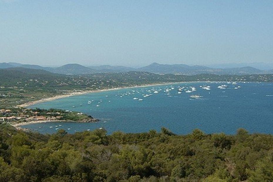 La plage de Pampelonne à Saint Tropez e des plus belles en France