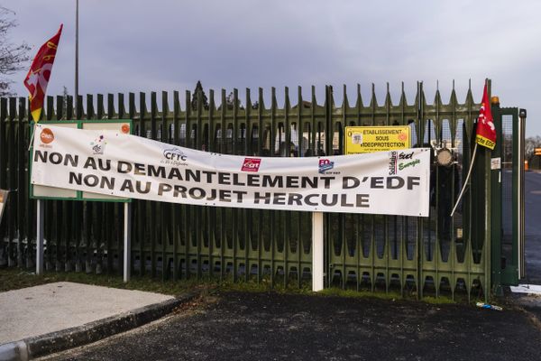 Près d'un agent d'EDF sur quatre (23,82%) était en grève mardi 19 janvier 2020 pour demander le retrait du projet "Hercule".