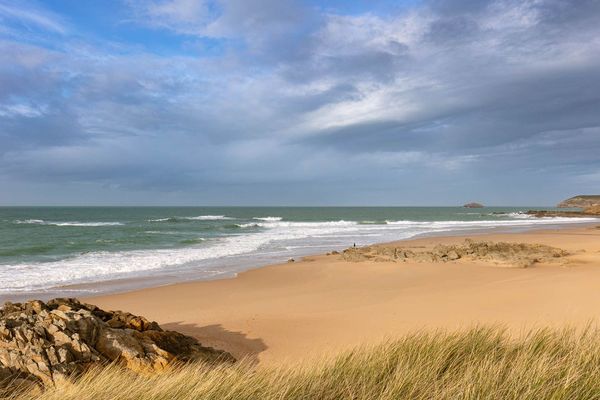 Seul sur la plage... Cap Fréhel (22)