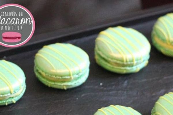 Les macarons gagnants au citron vert et gingembre de la bordelaise Karine Gutierrez-voisin  