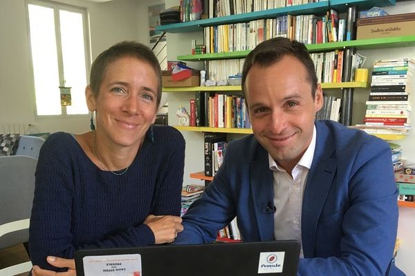 Laure Vitou et son mari Thibault se mobilisent pour que des donneurs s'inscrivent sur "dondemoelleosseuse.fr"