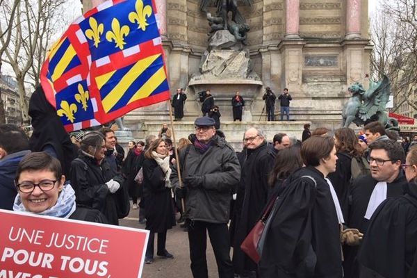 Les avocats dijonnais manifestent à Paris le 15 janvier 2019