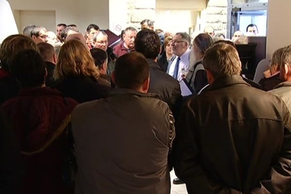 Les manifestants reçus à Josselin par le président de la Communauté de communes