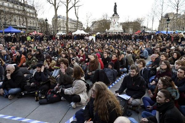 Le mouvement Nuit Debout est né place de la République à Paris.