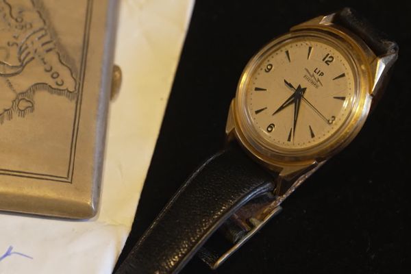 La montre Lip du Général de Gaulle vendue aux enchères.