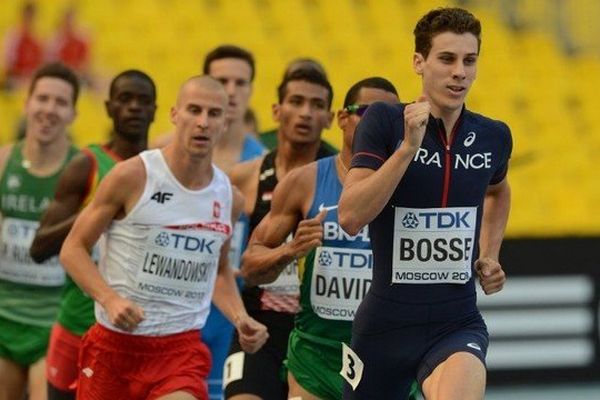 Le Gujanais Pierre-Ambroise Bosse en tête de sa série aux championnats du monde d'athlétisme 2013