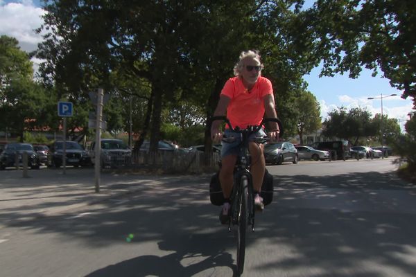 Jean-Luc Lazaro s'apprête à pédaler 5500 kilomètres en direction de Petra.