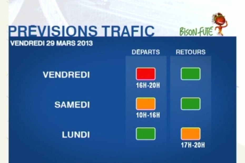 Bison fûté prévoit du rouge vendredi en RhôneAlpes