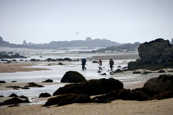 Jour de grandes marées aux Iles Chausey...