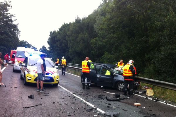 Accident à Recologne, juillet 2015