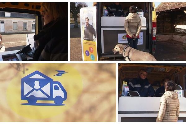 C'est une première en France. La poste expérimente avec son "poste truck" un bureau itinérant en zone rurale, où il n'y a plus ce service public. 