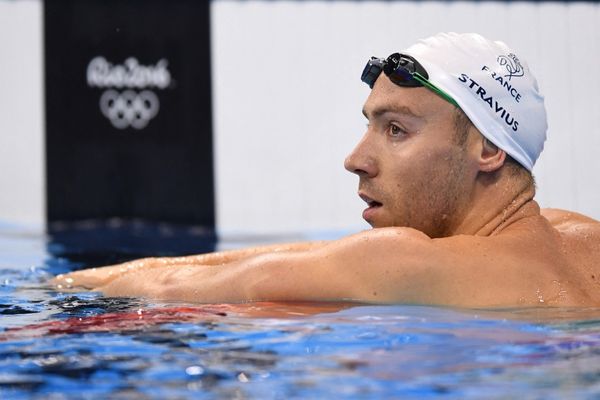 Le nageur Jérémy Stravius aux JO de Rio 2016.