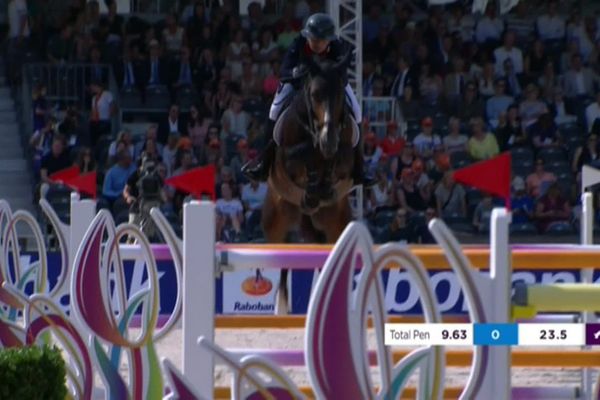 Seule la Normande Pénélope Leprévost a fait un parcours sans-faute avec son cheval de 10 ans Vancouver de Lanlore