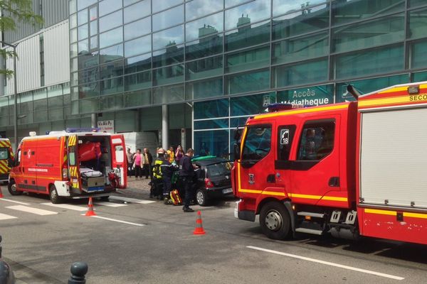 Montbéliard, accident boulevard des Alliés