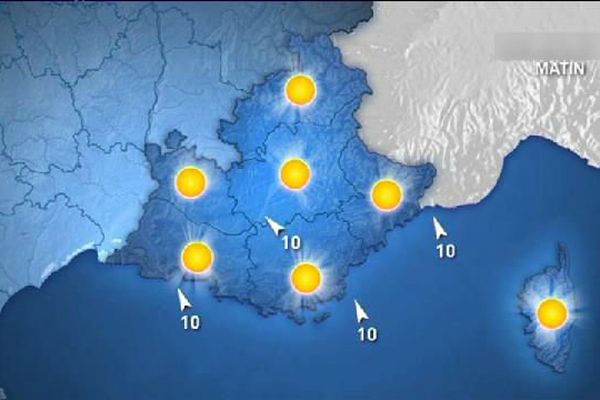 La météo du samedi 27 août. Matin.