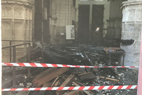 Le grand orgue de la cathédrale a été entièrement détruit