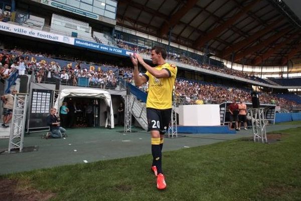 Edouard Butin, à l'occasion de la soirée des abonnés le 6 août dernier au stade Bonal à Montbéliard.