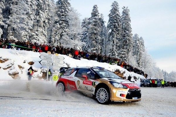 Sébastien Loeb et Daniel Elena filent vers un nouveau succès dans le Rallye  Monte carlo