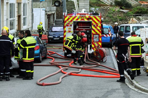 Intervention de sapeurs-pompiers, image d'illustration.