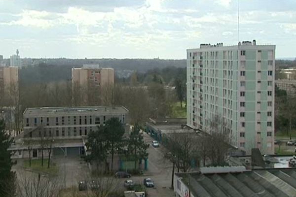 Le  quartier des hauts de Rouen (archive)