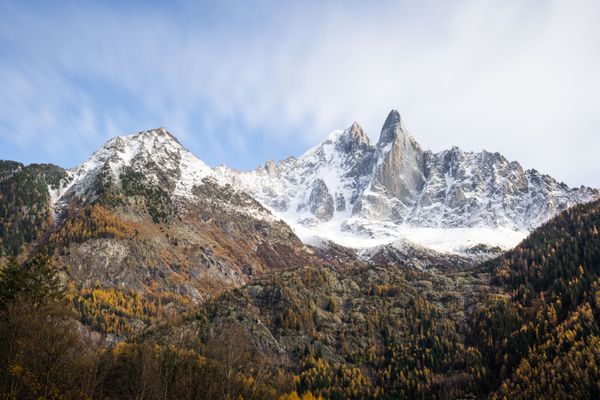 Le parapentiste avait décollé de l'aiguille Verte, dans le massif du Mont-Blanc en Haute-Savoie. (Illustration)