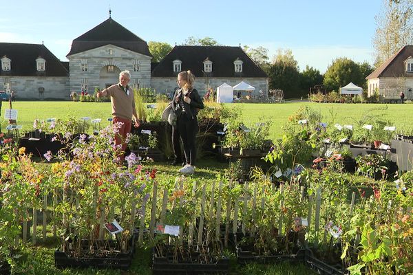 La Foire aux plantes 2023 à la Saline Royale d'Arc-et-Senans.