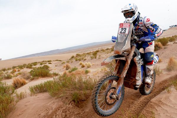 Le pilote Moulinois Xavier De Soultrait s'est blessé le 14 janvier 2018 lors de la 8ème étape du Dakar 2018