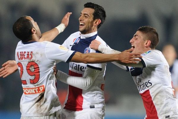 Javier Pastore, auteur d'un but et de deux passes décisives dans ce quart de finale de la Coupe de la Ligue, a fait un match plein.