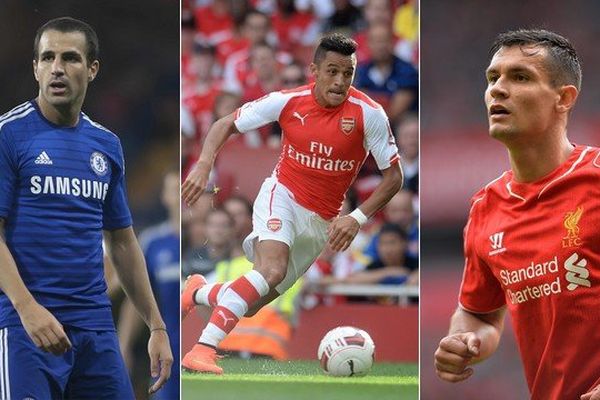 Fabregas (Chelsea), Sanchez (Arsenal) et Lovren (Liverpool) visent tous le titre de champion d'Angleterre.