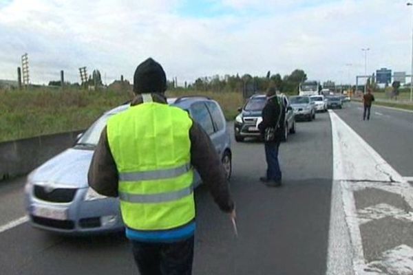 Bouchons sur l'A22 ce mercredi.