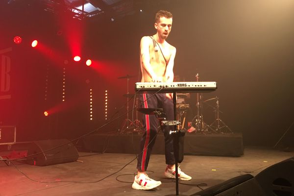 Ephèbe, le chanteur tourangeau s'est produit au Printemps de Bourges le 19 avril 2019 au 22.