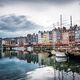 Honfleur sous un ciel gris