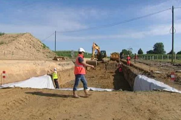 La déviation de Sartilly constitue le premier tronçon de la future 2x2 voies entre Avranches et Granville