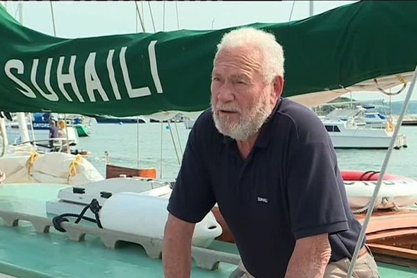 Sir Robin Knox-Johnston, vainqueur de la Golden Globe Race en 1969