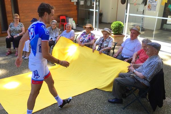 Alexandre Geniez et son maillot jaune