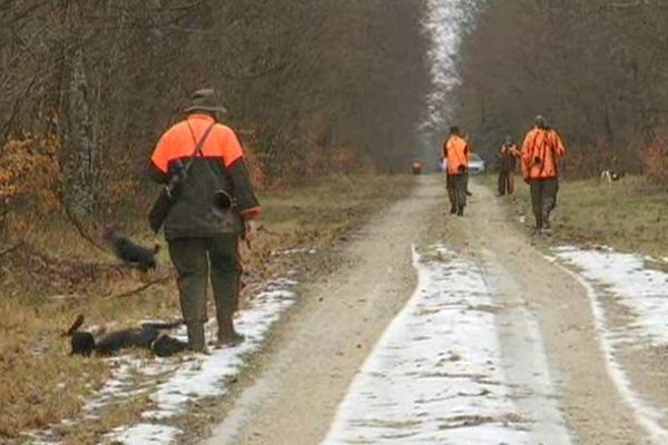 Chasseurs en pleine battue