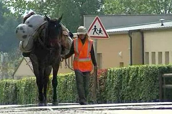 Olga et son cheval ont déjà parcouru 2000 kilomètres