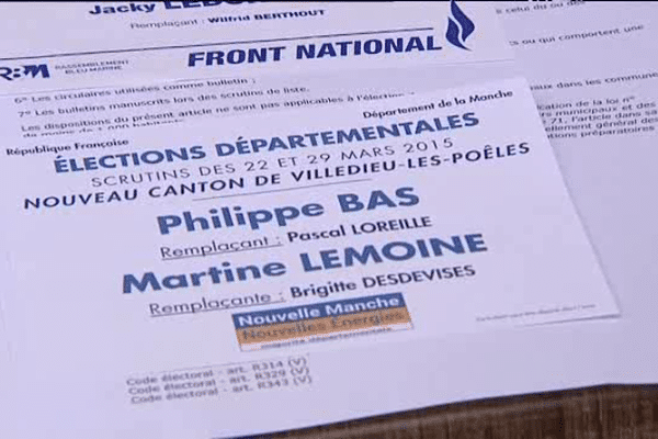 C'est cette petite touche d'orange qui vaut aux bulletins de Philippe Bas d'être non conformes.