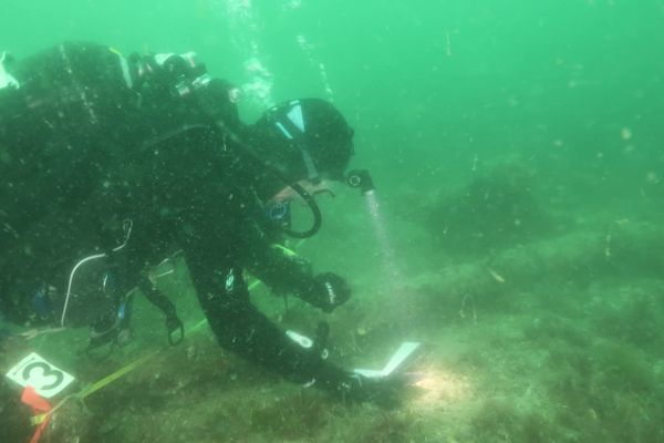 Plongée à la recherche de vestiges à Saint-Malo