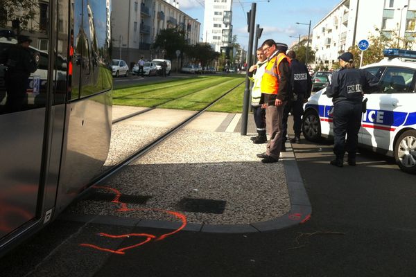 Accident de tramway à Tours (Indre-et-Loire)