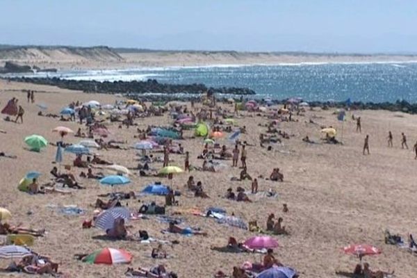 La plage de Capbreton aujourd'hui