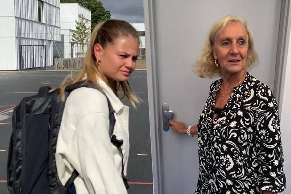 Léa Dos Santos et Catherine Kandel, professeures de collège dans la Vienne.