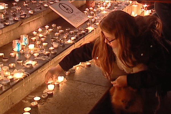 Lyon rend hommage aux victimes des attentats de Paris- Le 17/11/2015