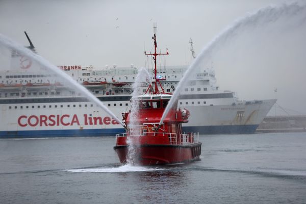 Inauguration du Lacydon, bateau des Marins Pompiers de Marseille (BMPM) en 2022