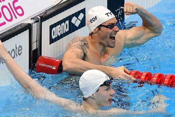 Camille Lacourt lance un cri de rage à sa victoire