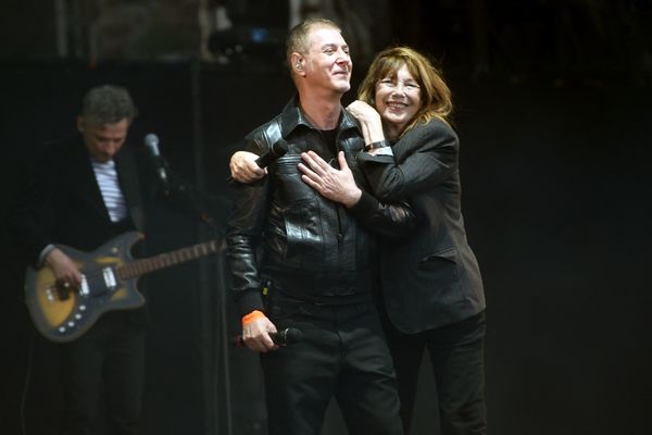 Etienne Daho et Jane Birkin aux Francofolies de la Rochelle en 2021