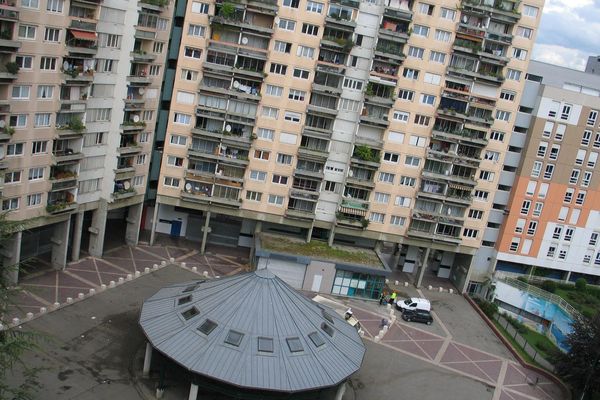 La galerie de l'Arlequin, dans le quartier de la Villeneuve à Grenoble.