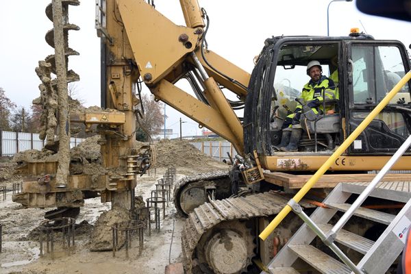 Lancement du chantier de la ligne C du métro Toulousain en décembre 2022.