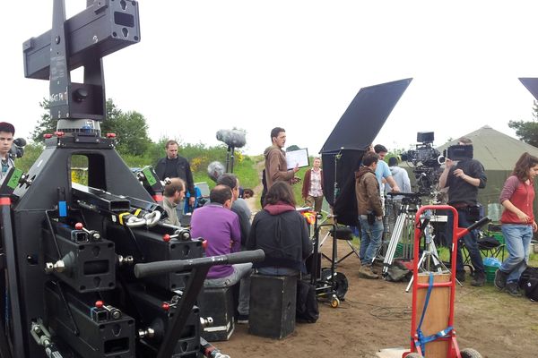 Tournage du court-métrage "Bamako-Saint-Afrique"